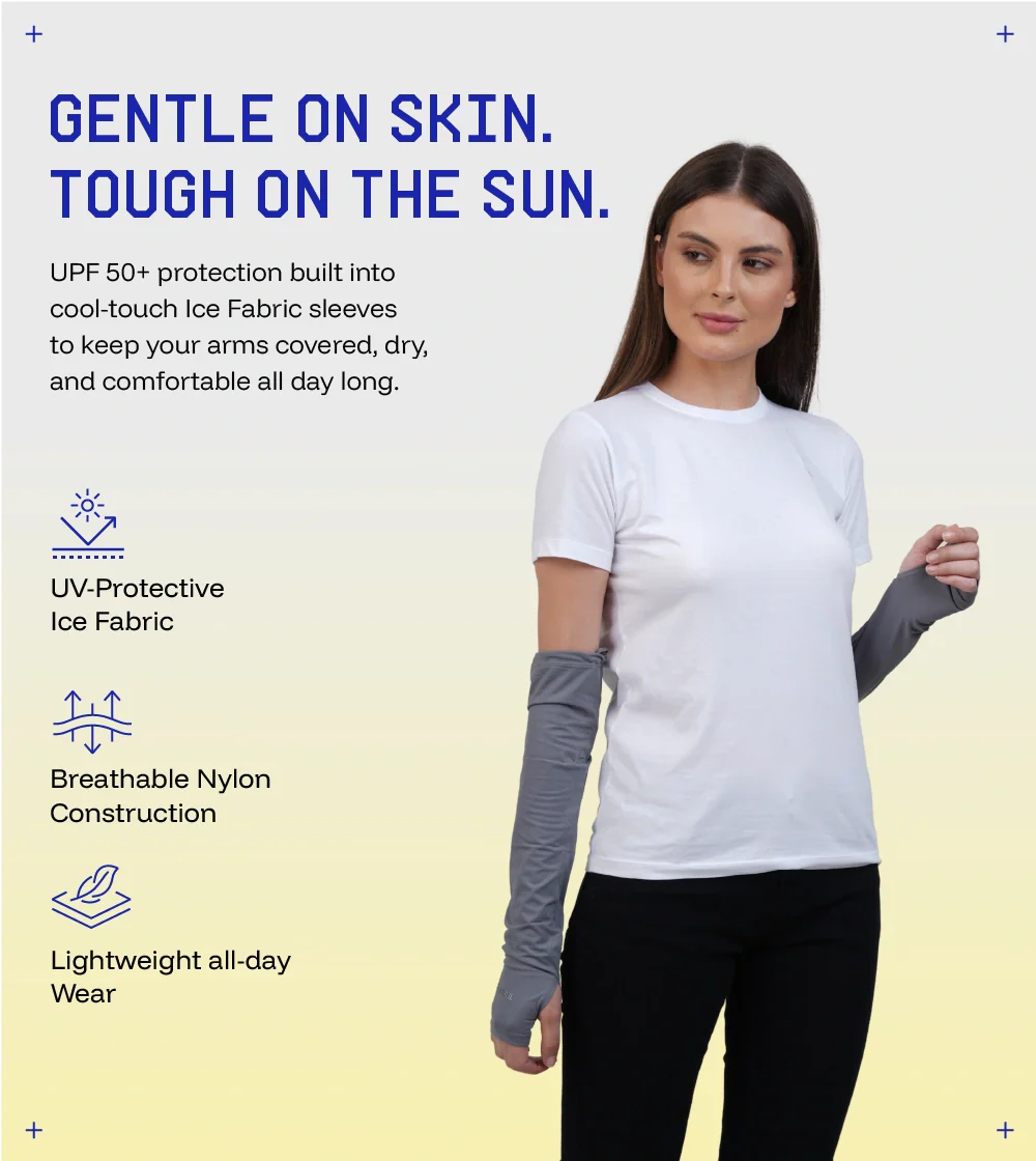 Breathable and relaxed fit sunscreen Arm sleeves 2 - Image 3