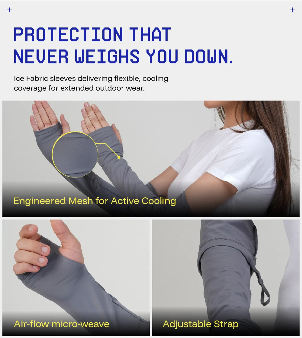 Breathable and relaxed fit sunscreen Arm sleeves 2 - Image 7