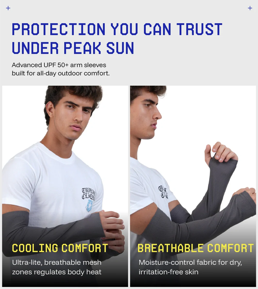 Breathable and relaxed fit sunscreen Arm sleeves - Image 5