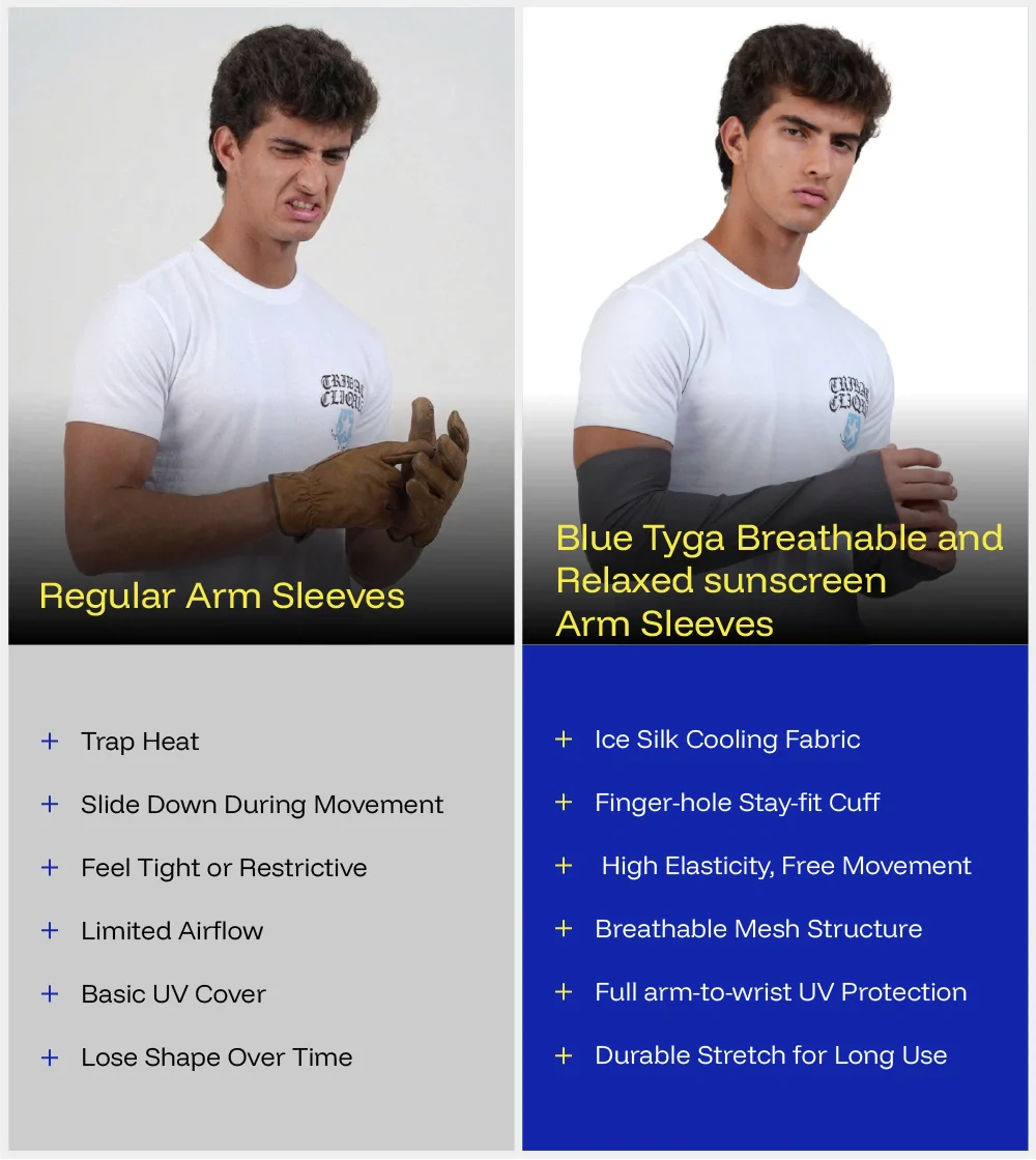 Breathable and relaxed fit sunscreen Arm sleeves - Image 7
