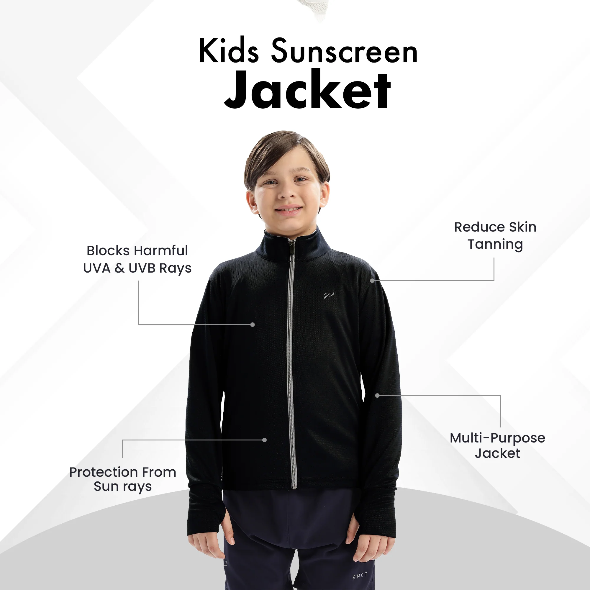 Kids Sunscreen Jacket - Image 18