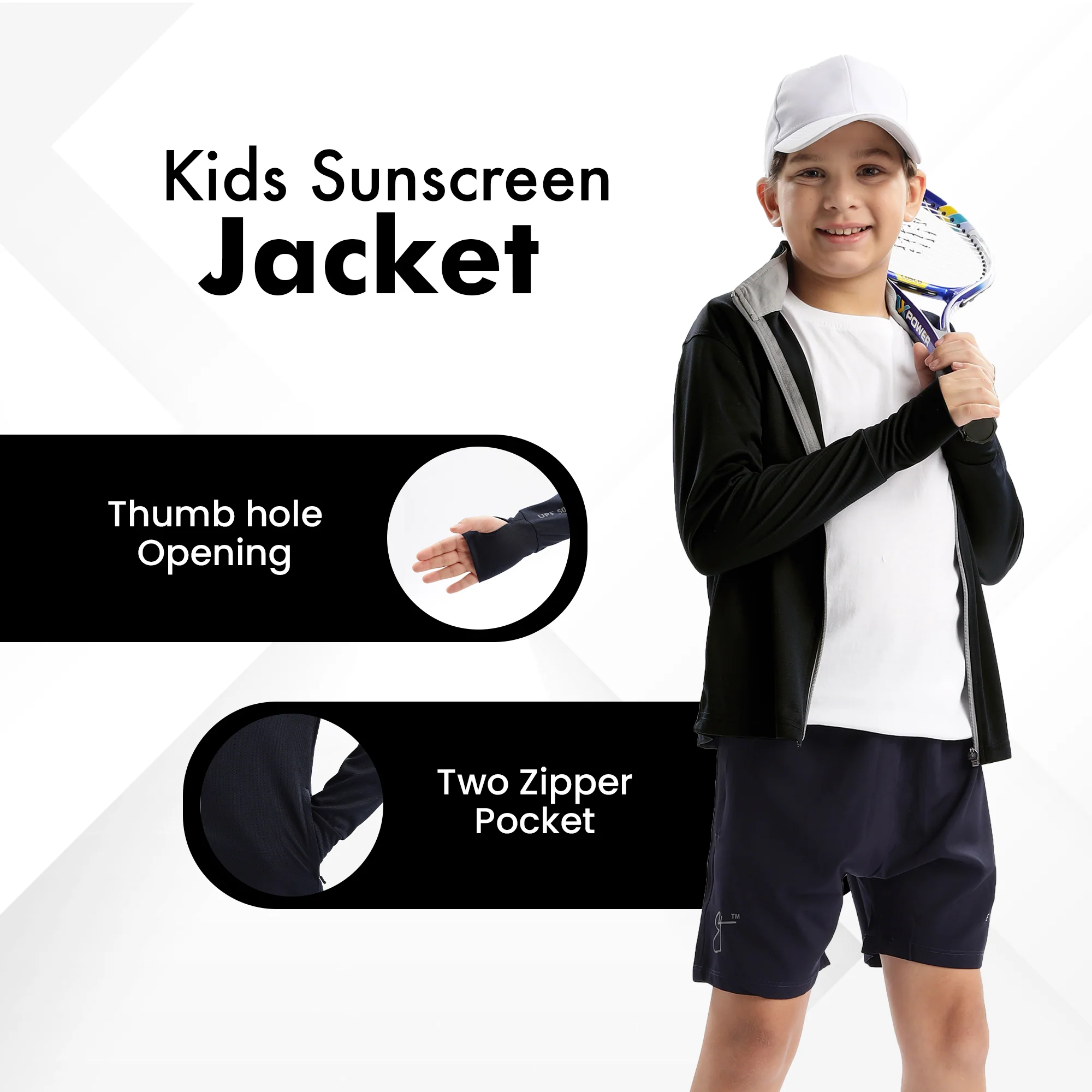 Kids Sunscreen Jacket - Image 20