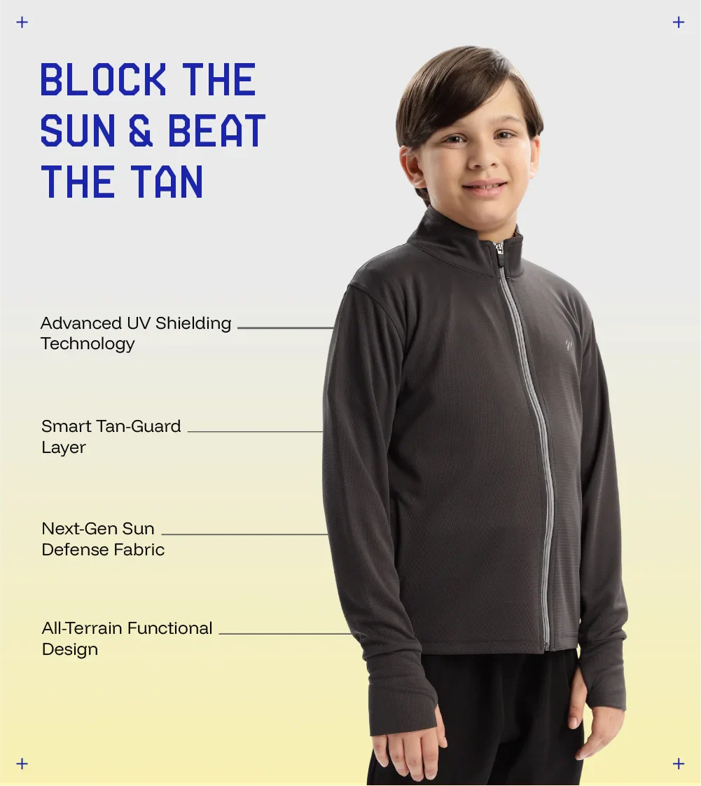 Kids Sunscreen Jacket - Image 3