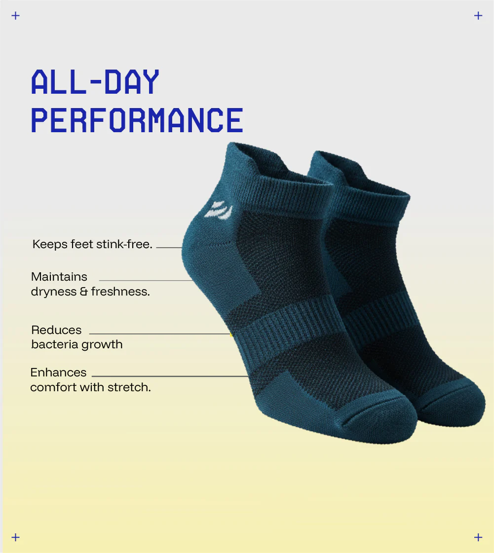Striped Bamboo Ankle Socks - Image 3