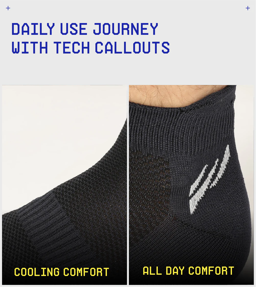 Striped Bamboo Ankle Socks - Image 5