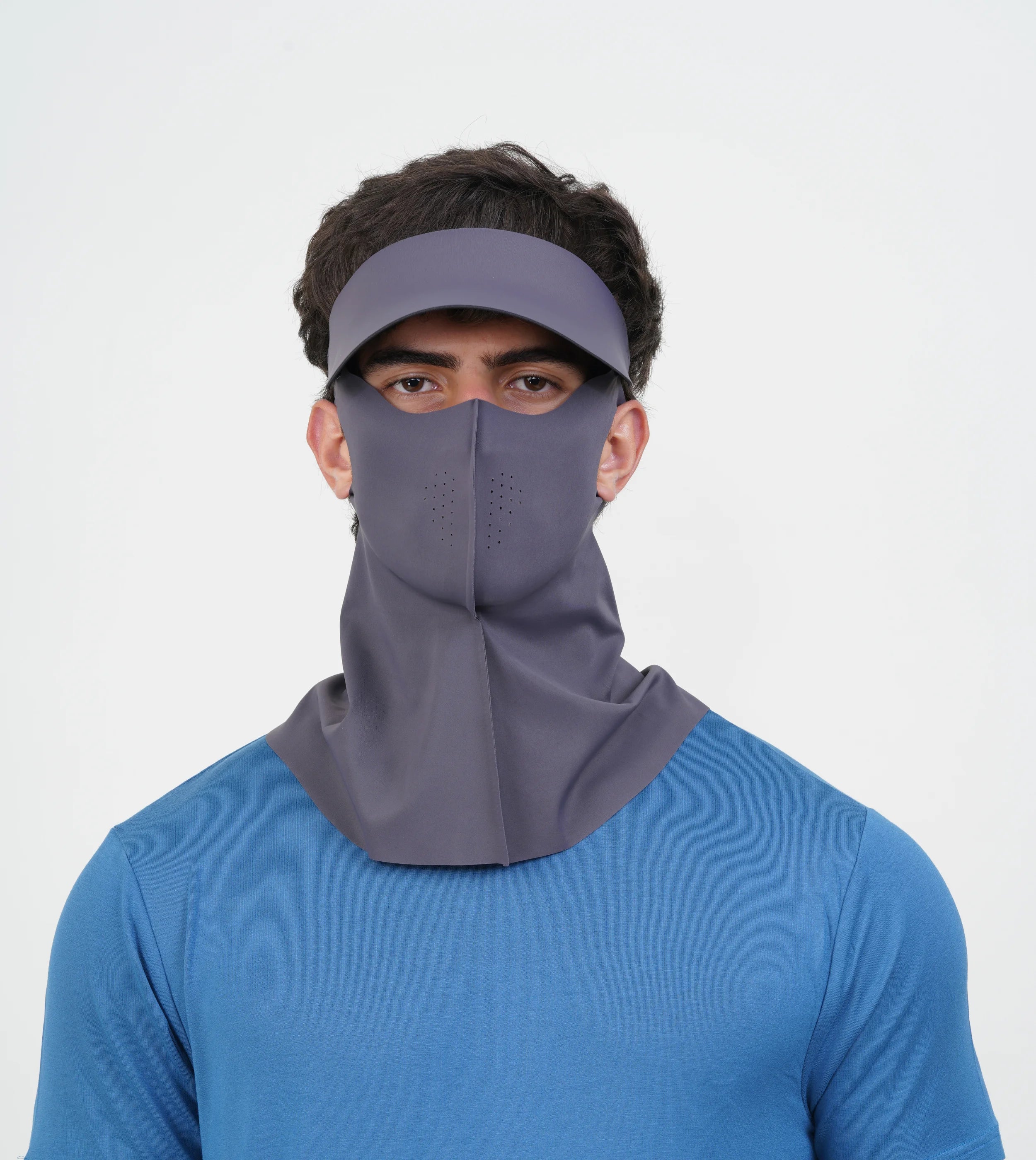 Sunscreen Mask with Neck Cover & Ditachable Visor - Image 8
