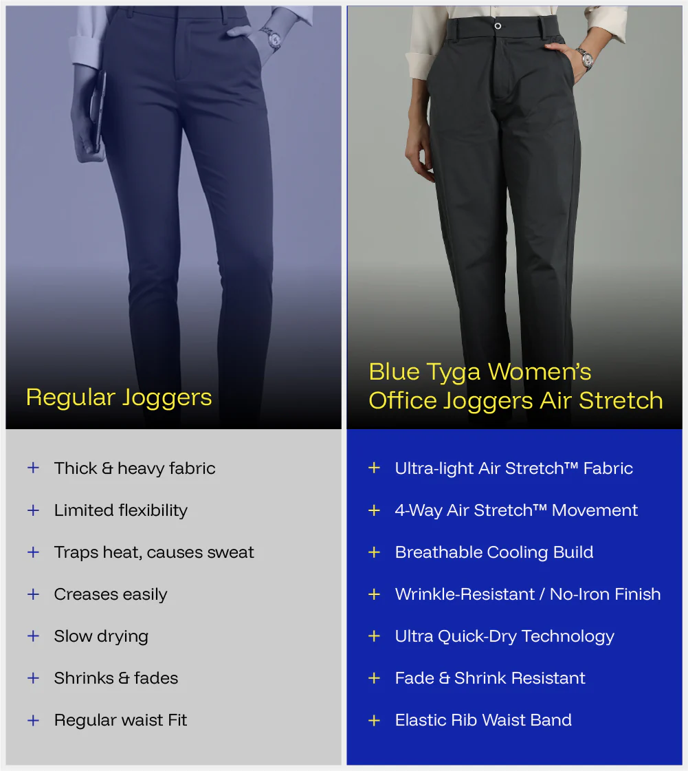 Womens Office Jogger Air Stretch - Image 6