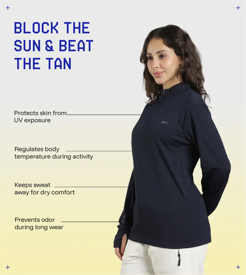 Womens Sunscreen T-shirt 2 - Image 4